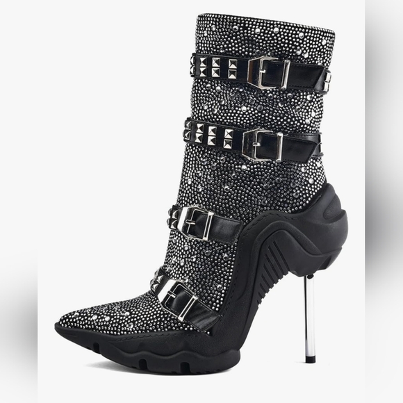 Shoes - Tsrenlmln Women's Sz 11 Ankle Boots High Heel Boots for Women Stiletto Heel Boot